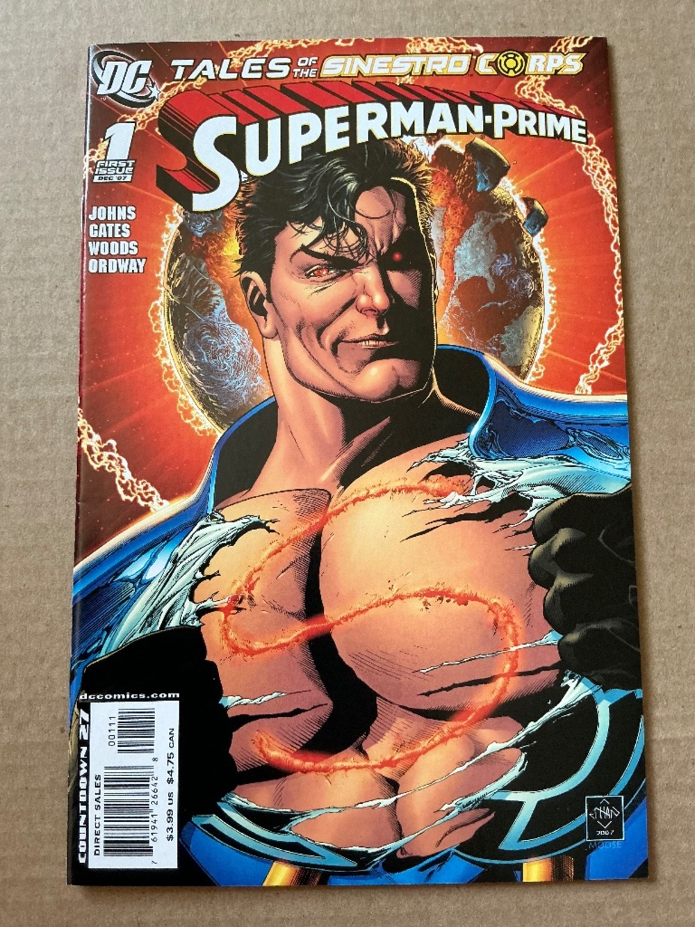 Tales of the Sinestro Corps Superman Prime #1 One-Shot 2007 DC Comics